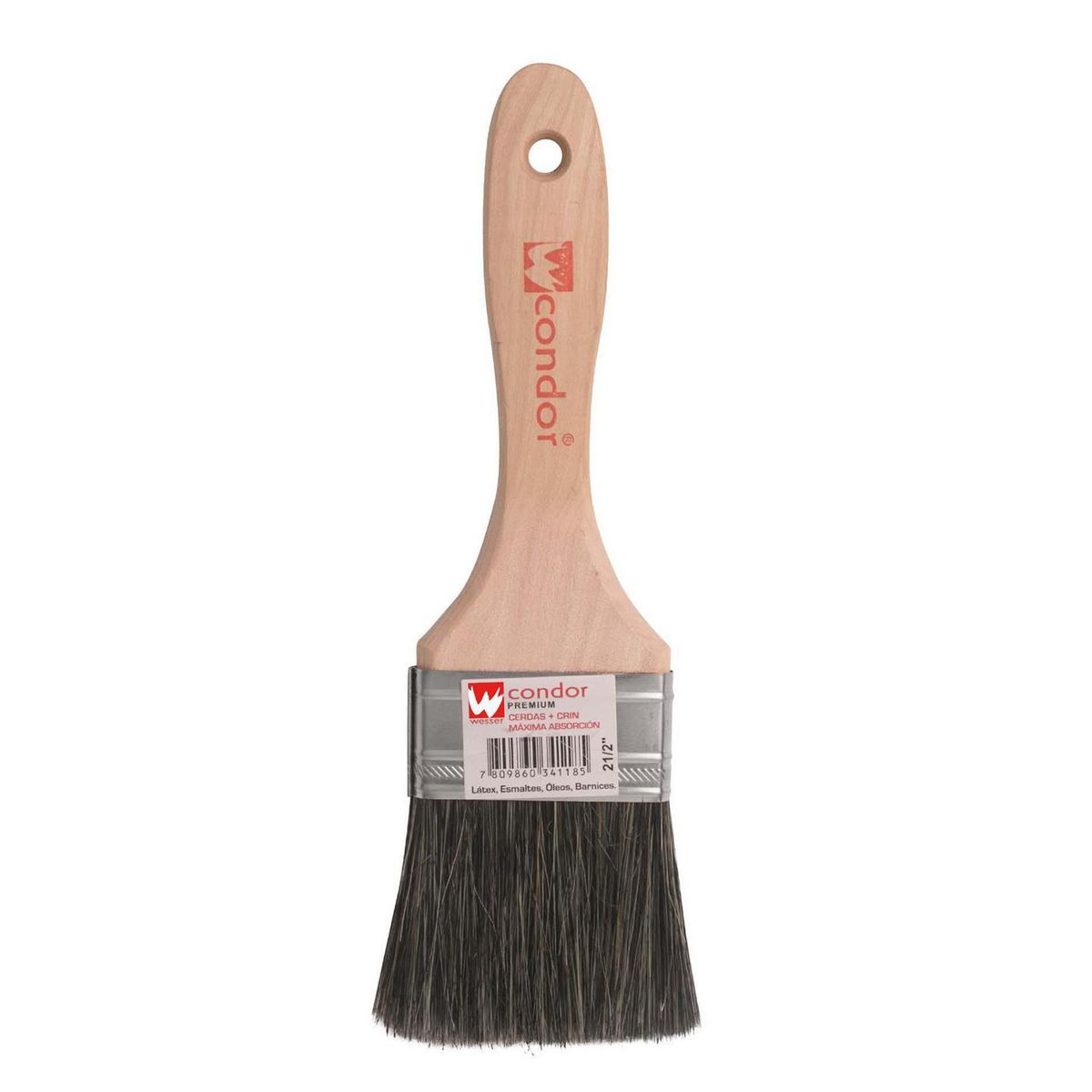 CONDOR - Brocha Multipropósito Condor 5/8" X 2 1/2" Filamentos Sintéticos Y Crin