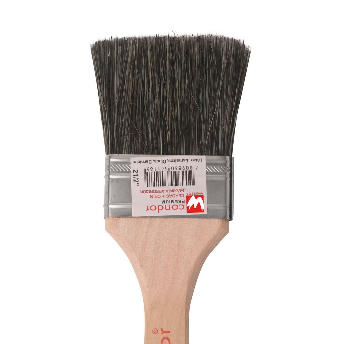 CONDOR - Brocha Multipropósito Condor 5/8" X 2 1/2" Filamentos Sintéticos Y Crin