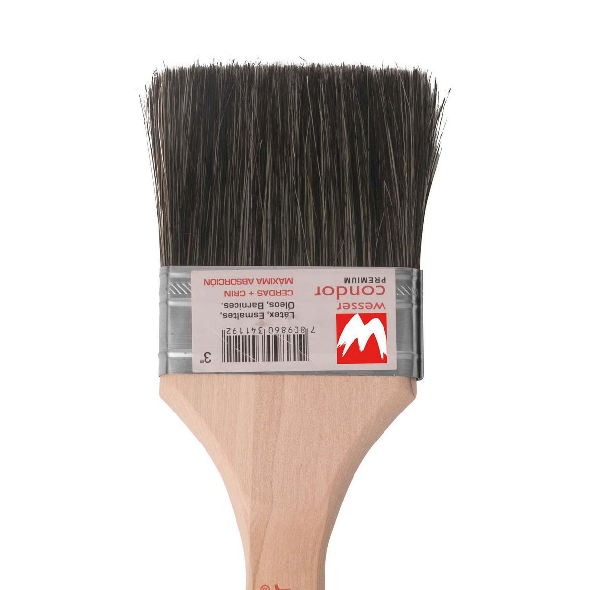 CONDOR - Brocha Multiuso Condor 5/8" X 3" Filamentos Sintéticos Y Crin