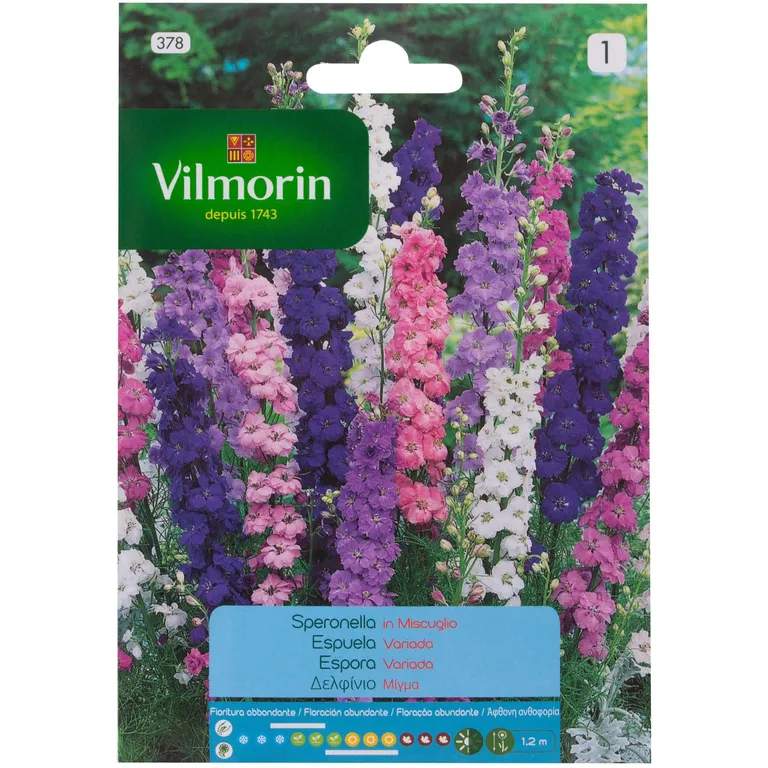 Semilla Flor Espuela Imperial 1.5 gr Sachet