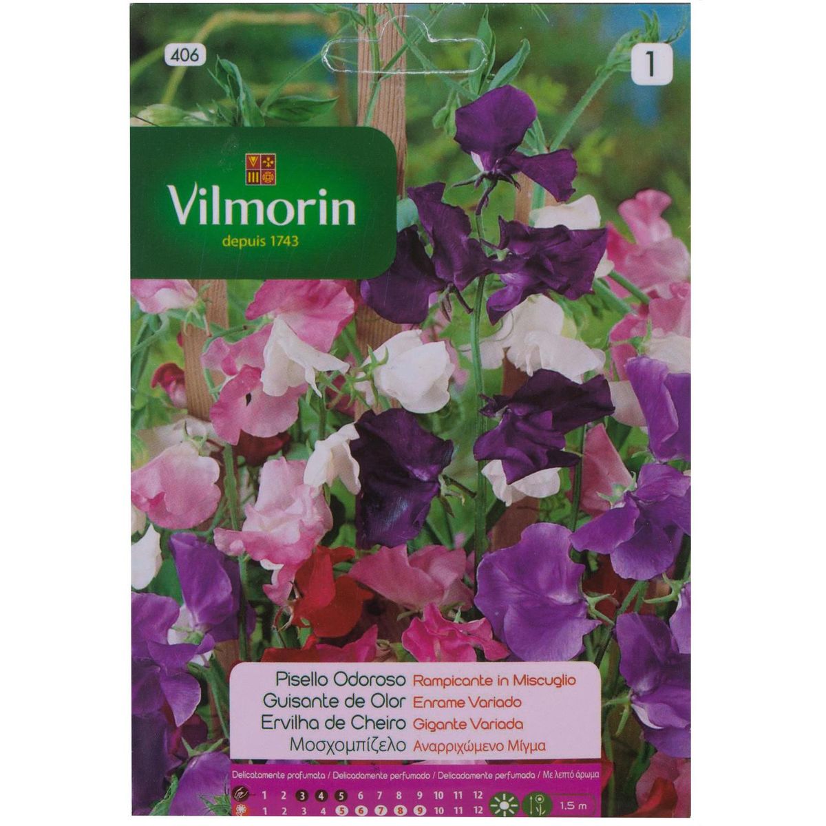 VILMORIN - Semilla de Guisante 2 gr Sachet