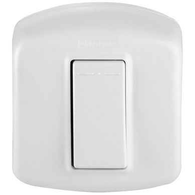 Interruptor Simple (9/12) Sobrepuesto 10A Blanco