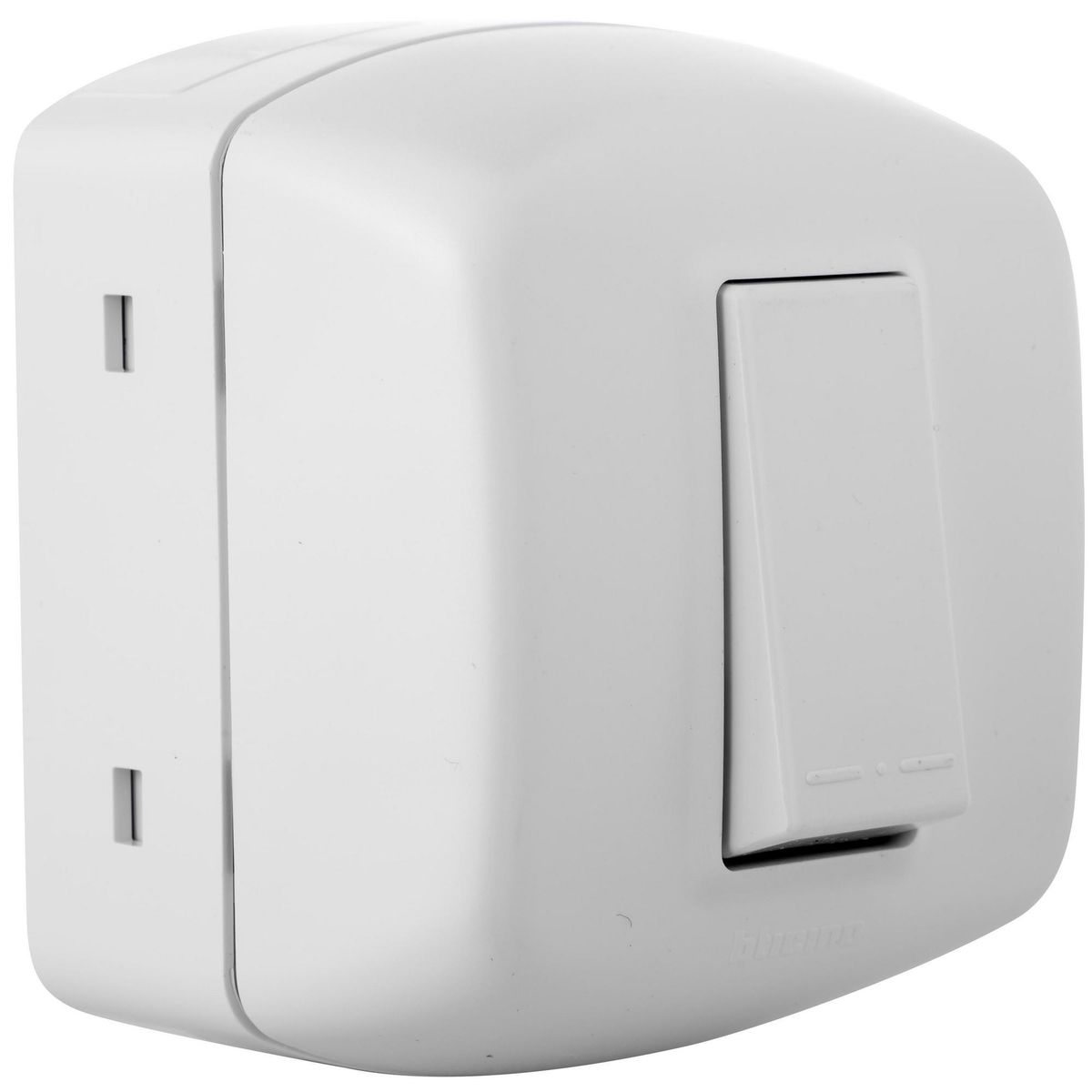 BTICINO - Interruptor Simple (9/12) Sobrepuesto 10A Blanco