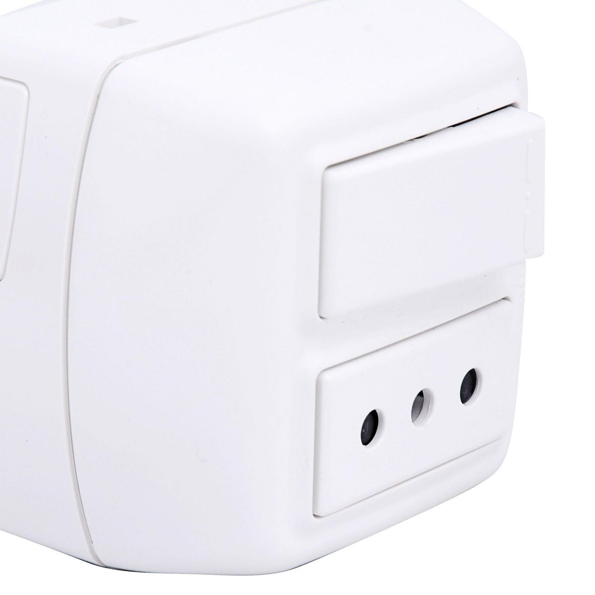 BTICINO - Interruptor simple (9/12)  Sobrepuesto 10 A Blanco