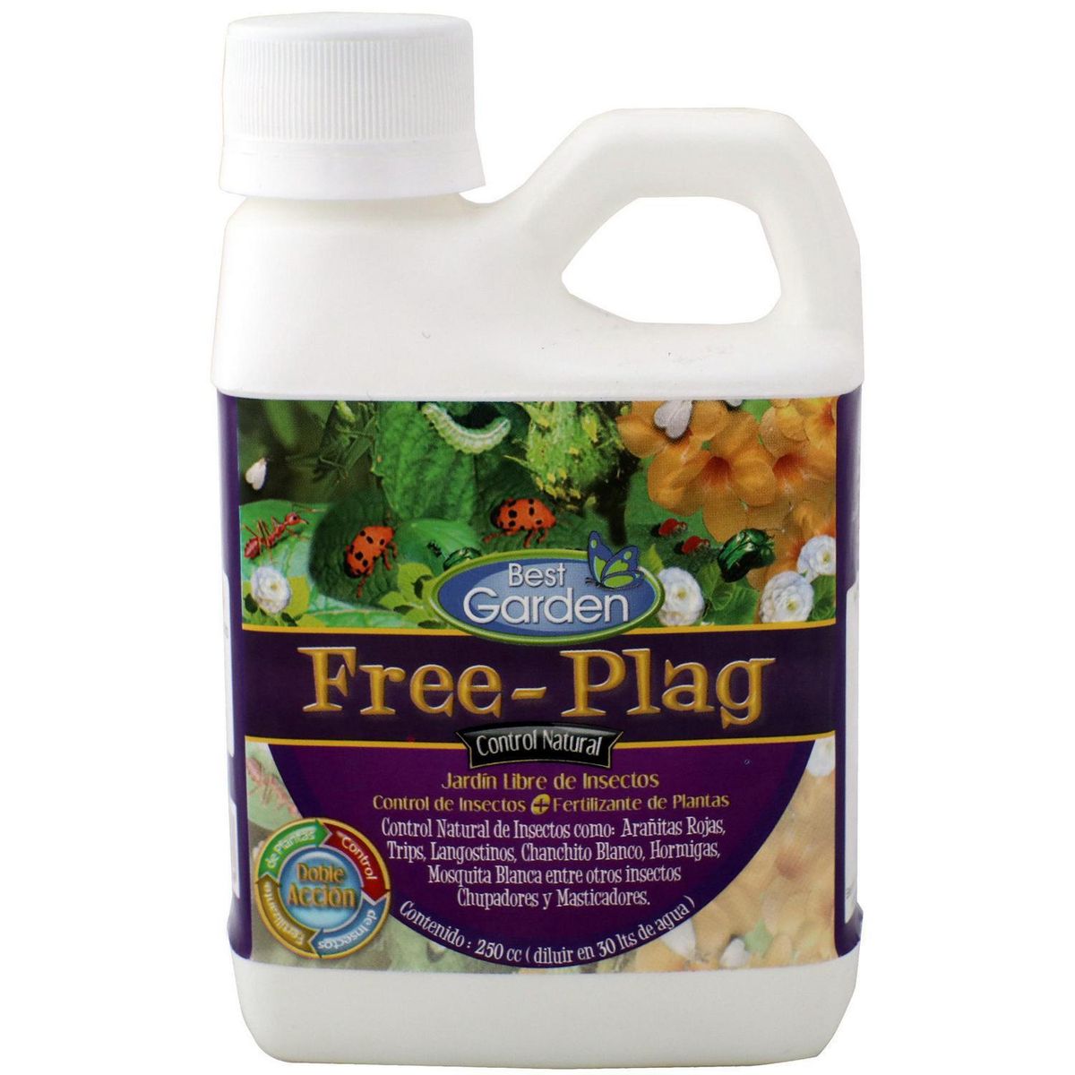 BEST GARDEN - Controlador de plagas orgánico 250 ml líquido