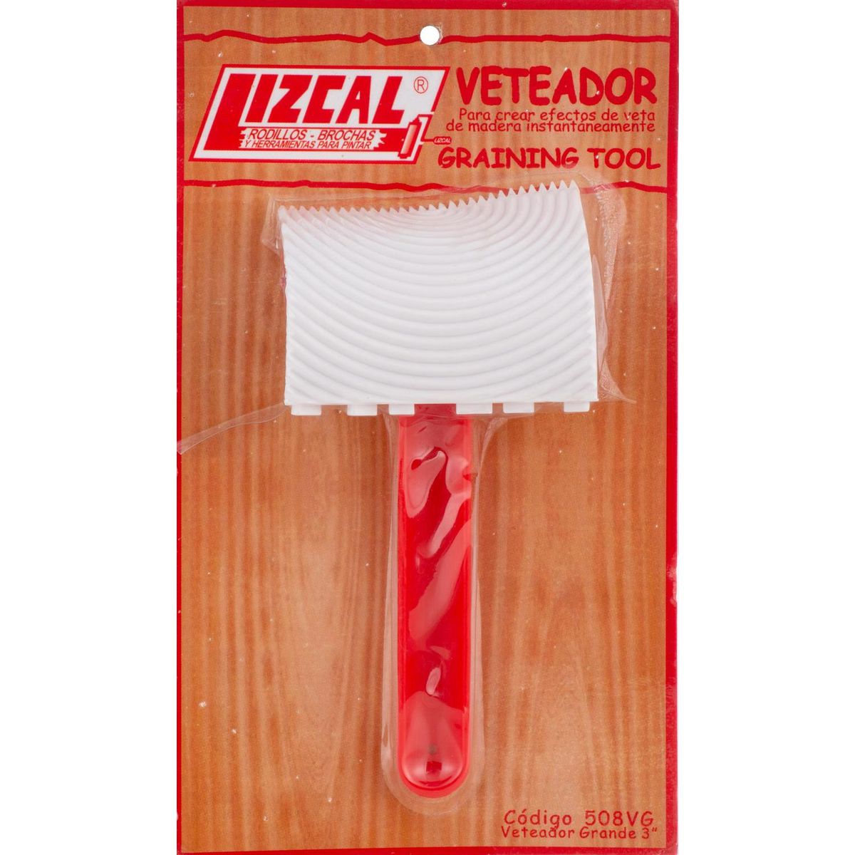 LIZCAL - Veteador Madera 3 pulgadas.