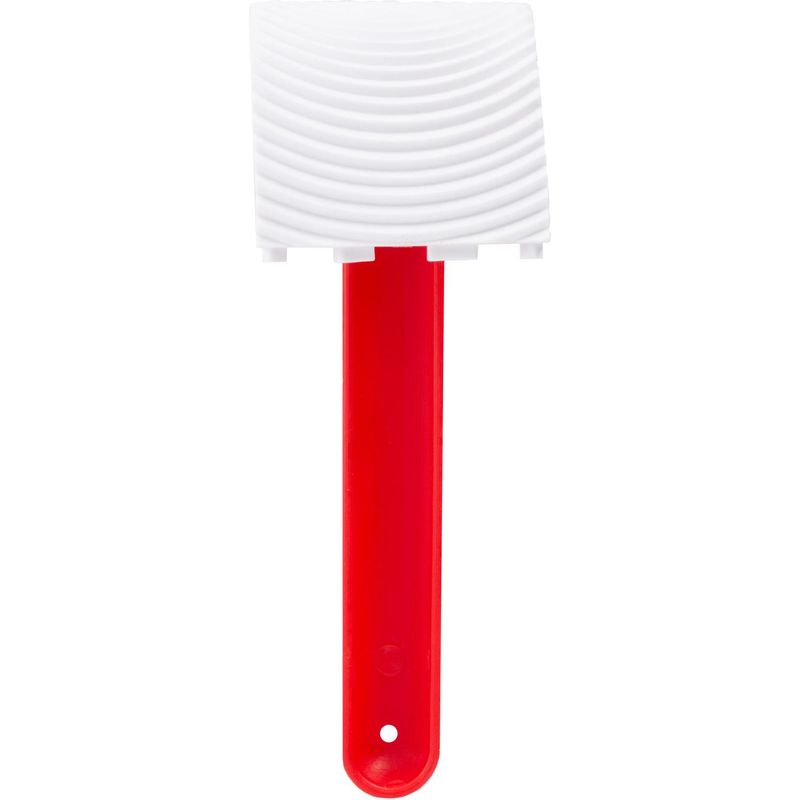 LIZCAL - Veteador Madera 2 pulgadas. Blanco/rojo