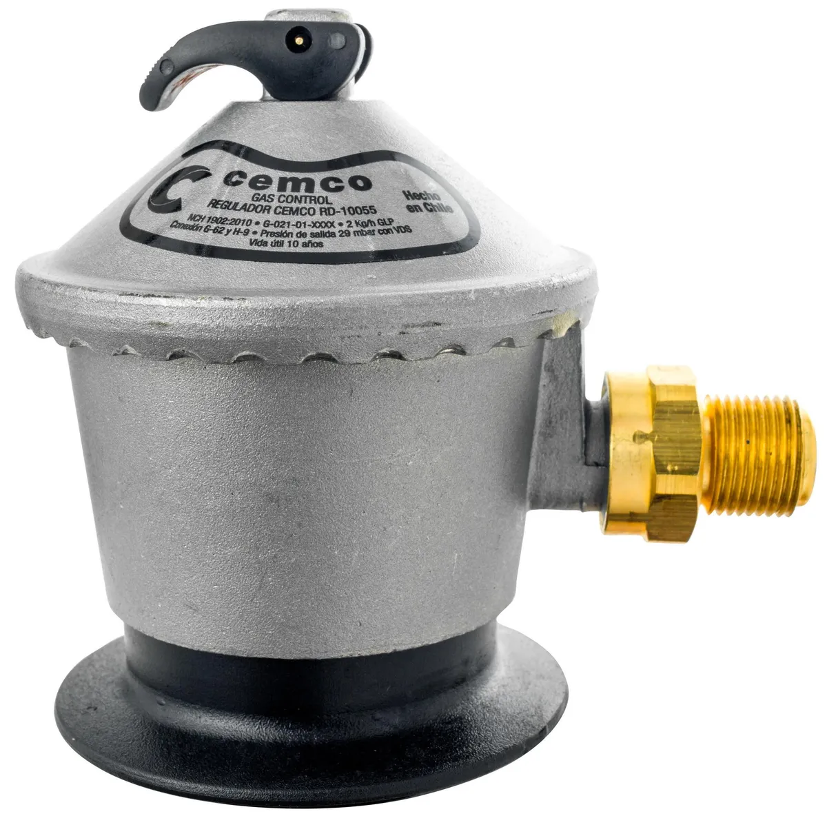 CEMCO - Regulador de gas 3/8" 2-5-11-15 kg