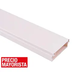 GRANTT - Moldura 40x16 mm 2 metros blanca