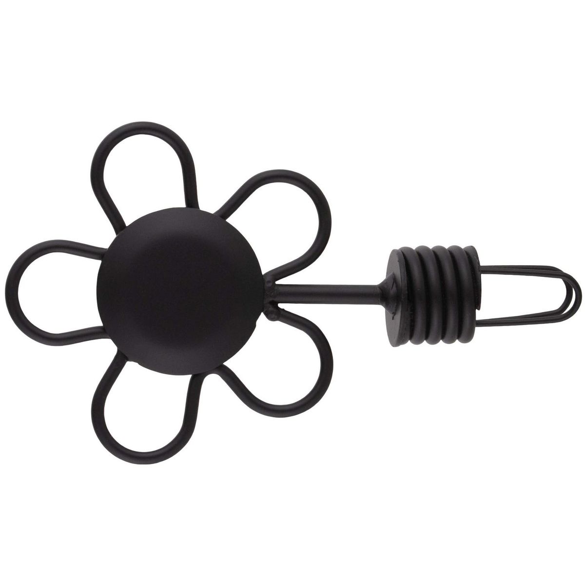 FERRATO - Terminal para tubo de cortina 19 mm negro