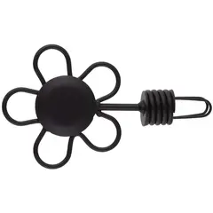 FERRATO - Terminal para tubo de cortina 19 mm negro
