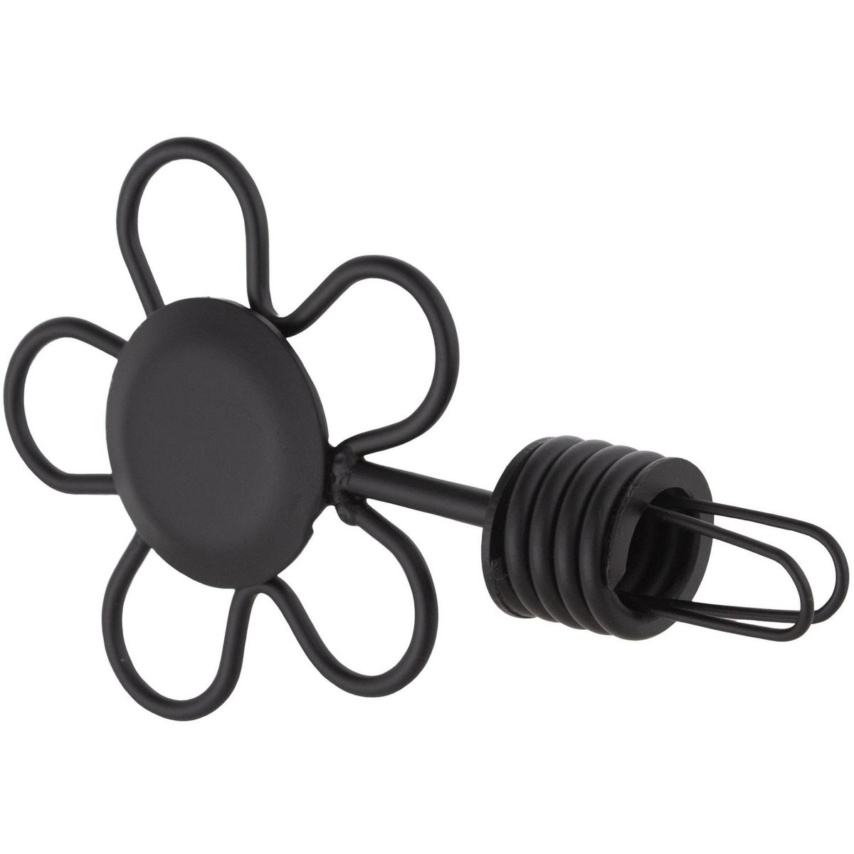 FERRATO - Terminal para tubo de cortina 19 mm negro