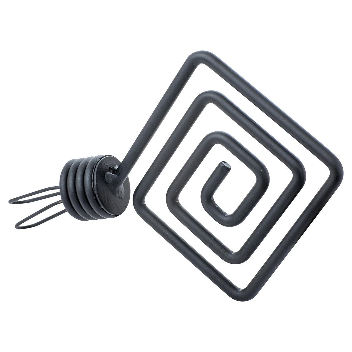 FERRATO - Terminal Para Tubo De Cortina 19 Mm Negro