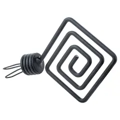 FERRATO - Terminal Para Tubo De Cortina 19 Mm Negro