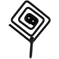 Toma cordón para cortina 19 mm negro