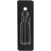 Toma cordón para cortina 19 mm negro