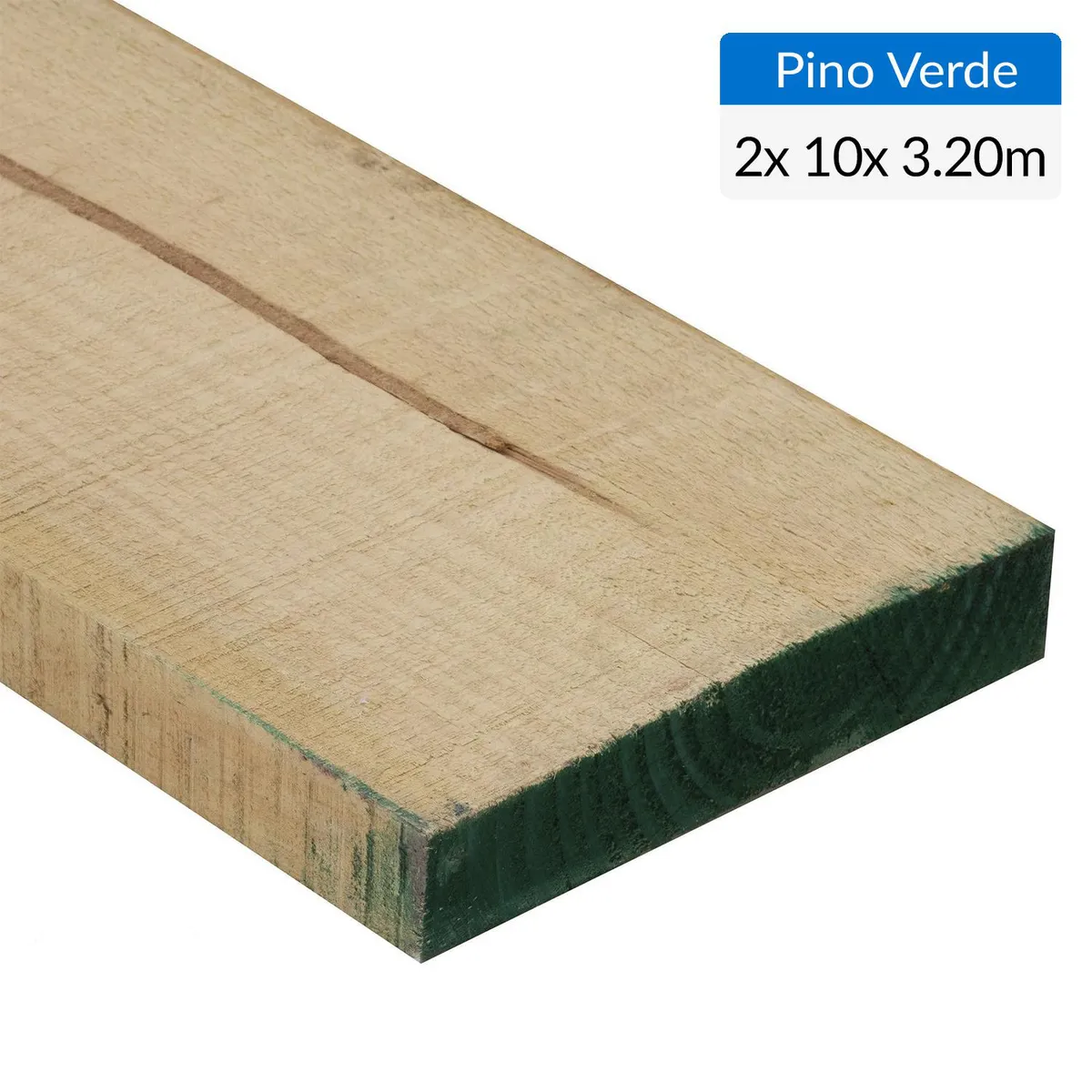 GENERICO - Pino Dimensionado Verde 2x10 3,2 m