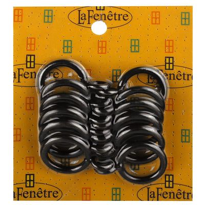 Imagen 2 del producto Set De Argollas Para Cortina 19 Mm 12 Unidades Óxido