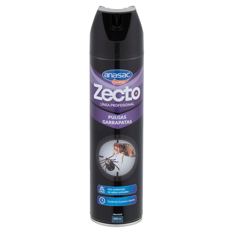 ANASAC - Insecticida para Pulgas y Garrapatas Aerosol 400 cc