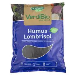 ANASAC - Mejorador de Suelo Humus Lombrisol 3 kg bolsa