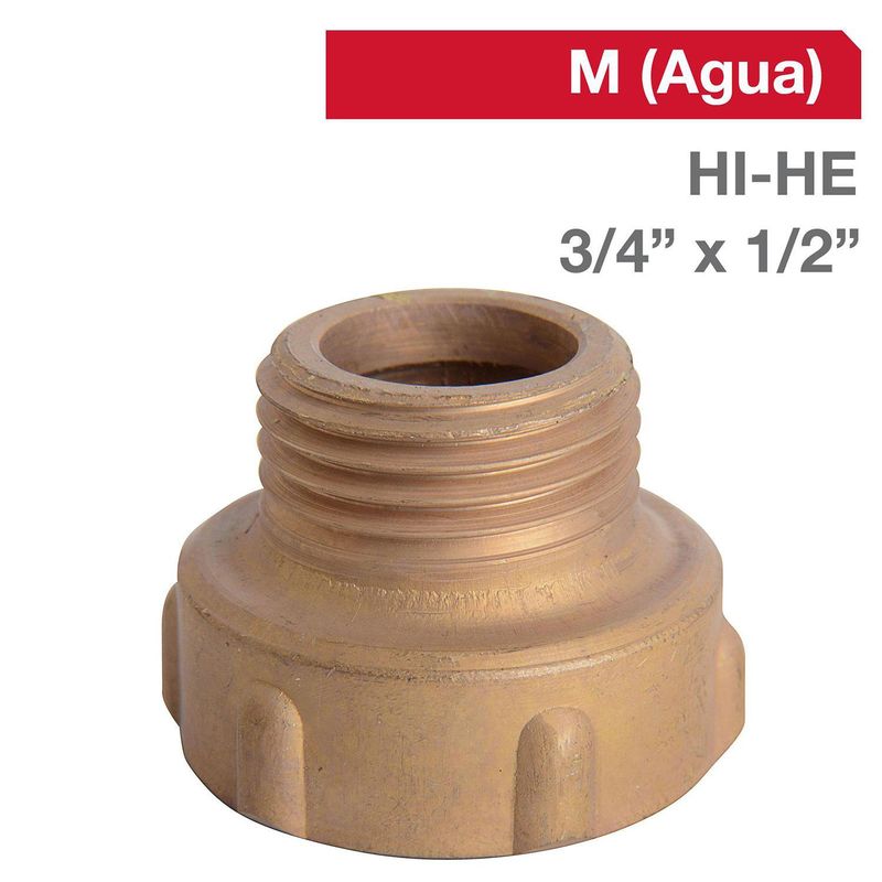 TAP - Reducción Bronce HI/HE 3/4" x 1/2"  1u