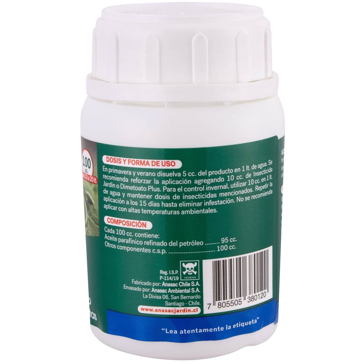 ANASAC - Insecticida Aceite Miscible Springhill 100 cc frasco