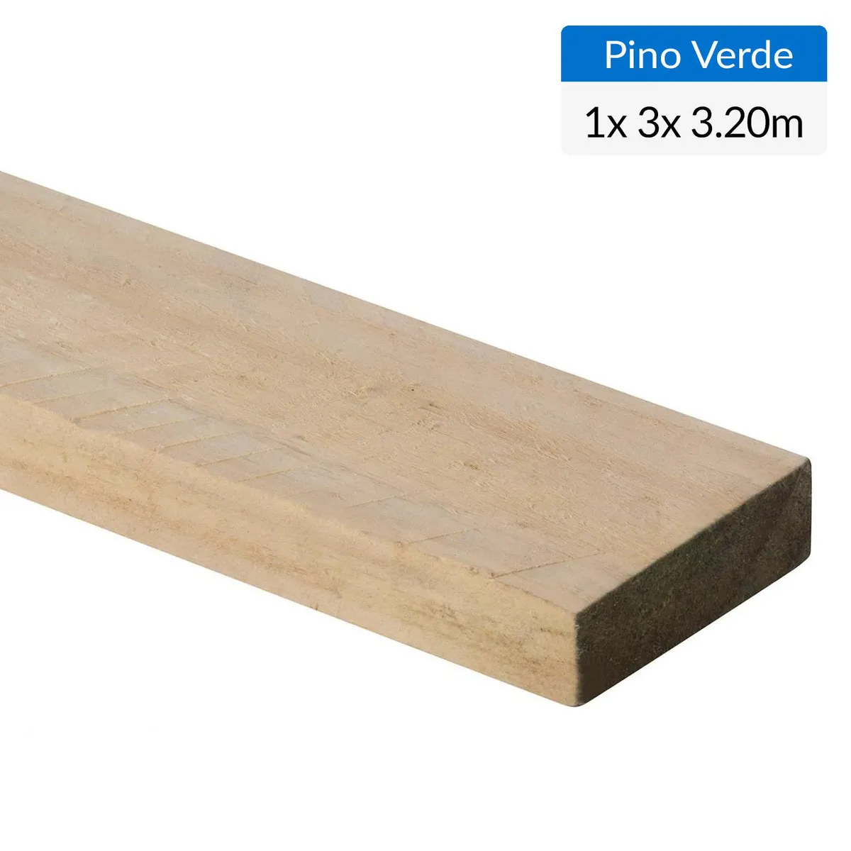 GENERICO - Pino Dimensionado Verde 1x3 3,2 m