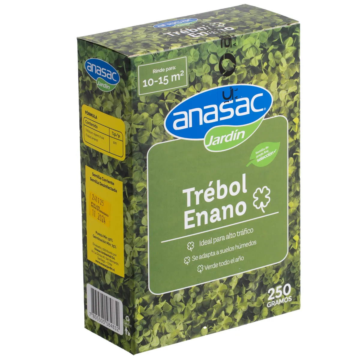 ANASAC - Semilla de Pasto Trébol Enano 0.25 kg Caja