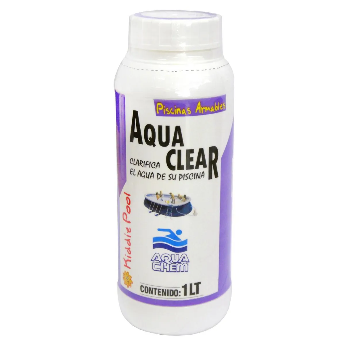 AQUACHEM - Clarificador para Piscina Líquido 1 l Frasco (plástico/vidrio)
