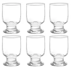 CASA BONITA - Set de 6 copas para vino-postre