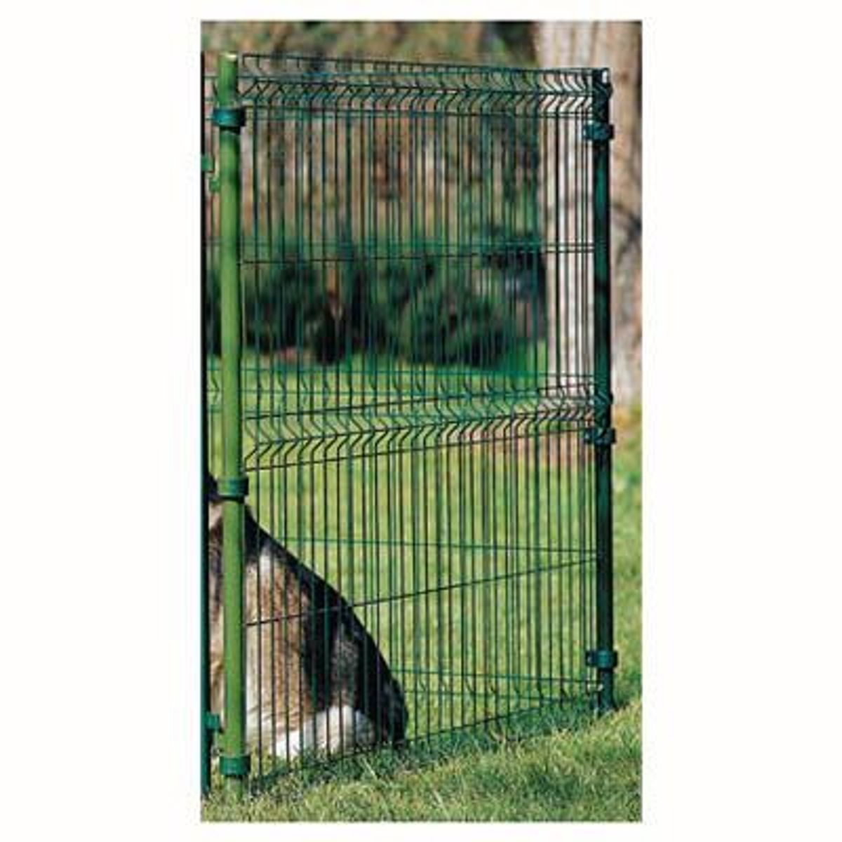 INCHALAM - Panel Enrejado Cerco Metal 1.5x1.25 metros Verde