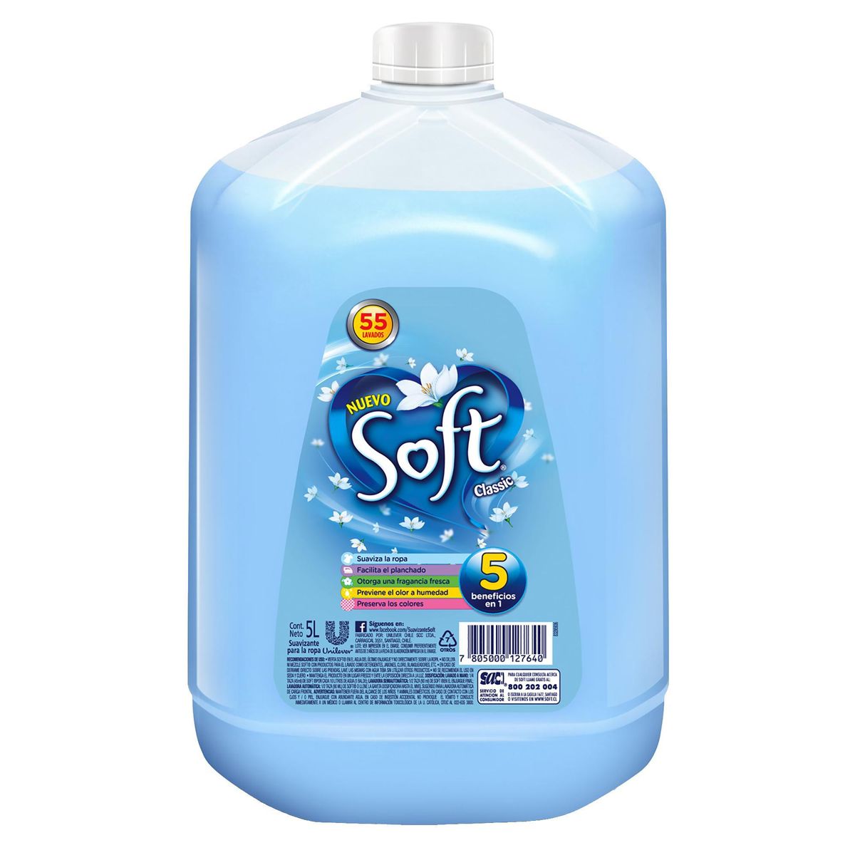 SOFT - Suavizante 5 litros bidón