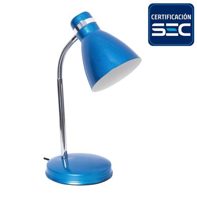 Lmpara de escritorio azul 28 cm 40 W