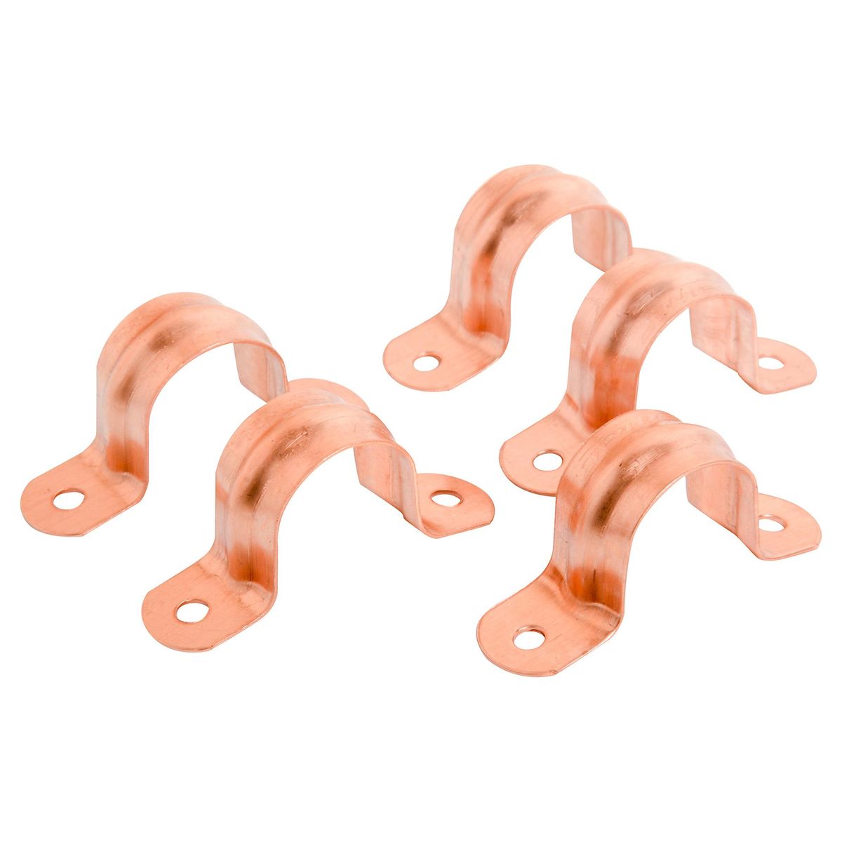 MEC - Abrazadera cobre 1/2" 5 unidades