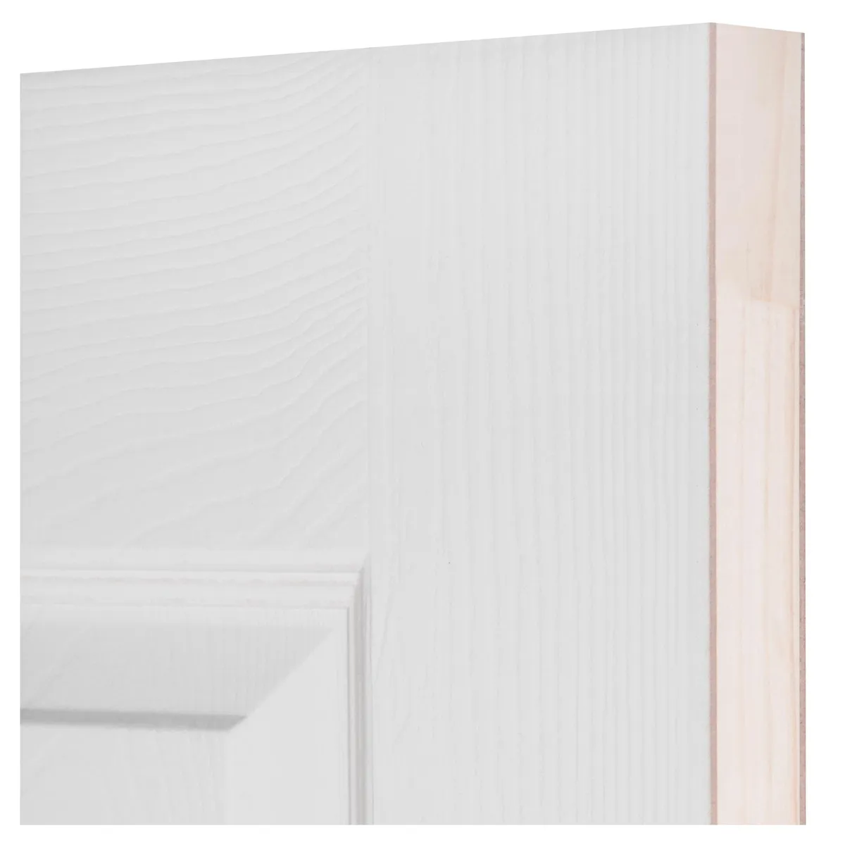 MULTIMARCA - Puerta HDF 6 Paneles prepintada color blanco