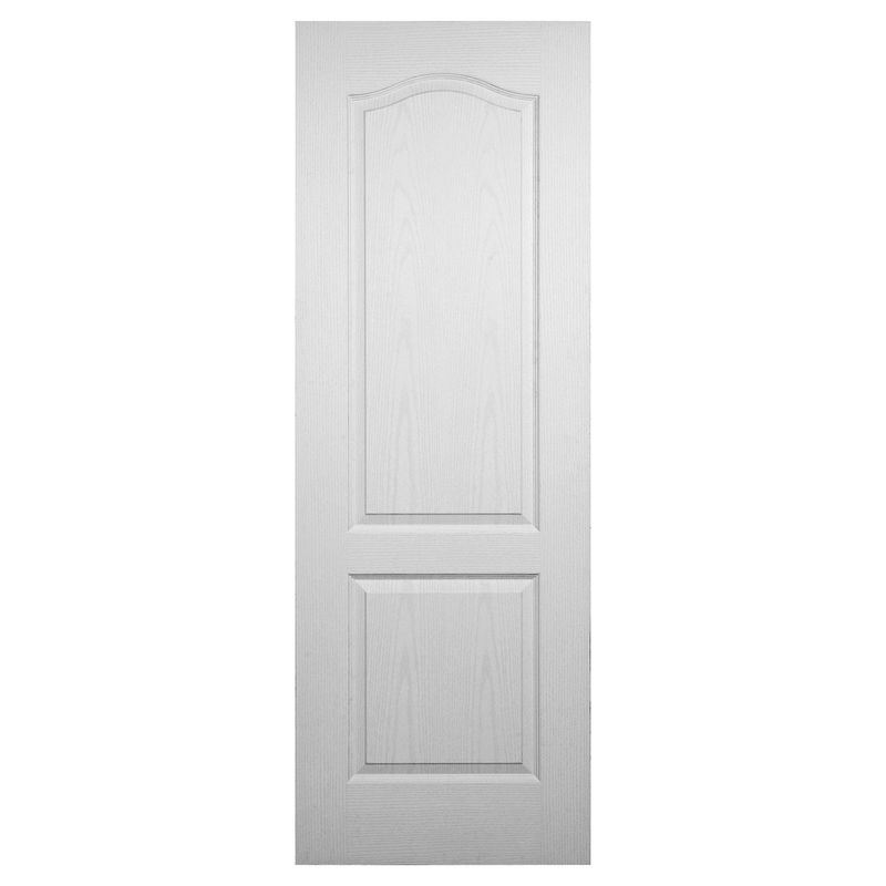 MULTIMARCA - Puerta HDF 2 Paneles prepintada color blanco