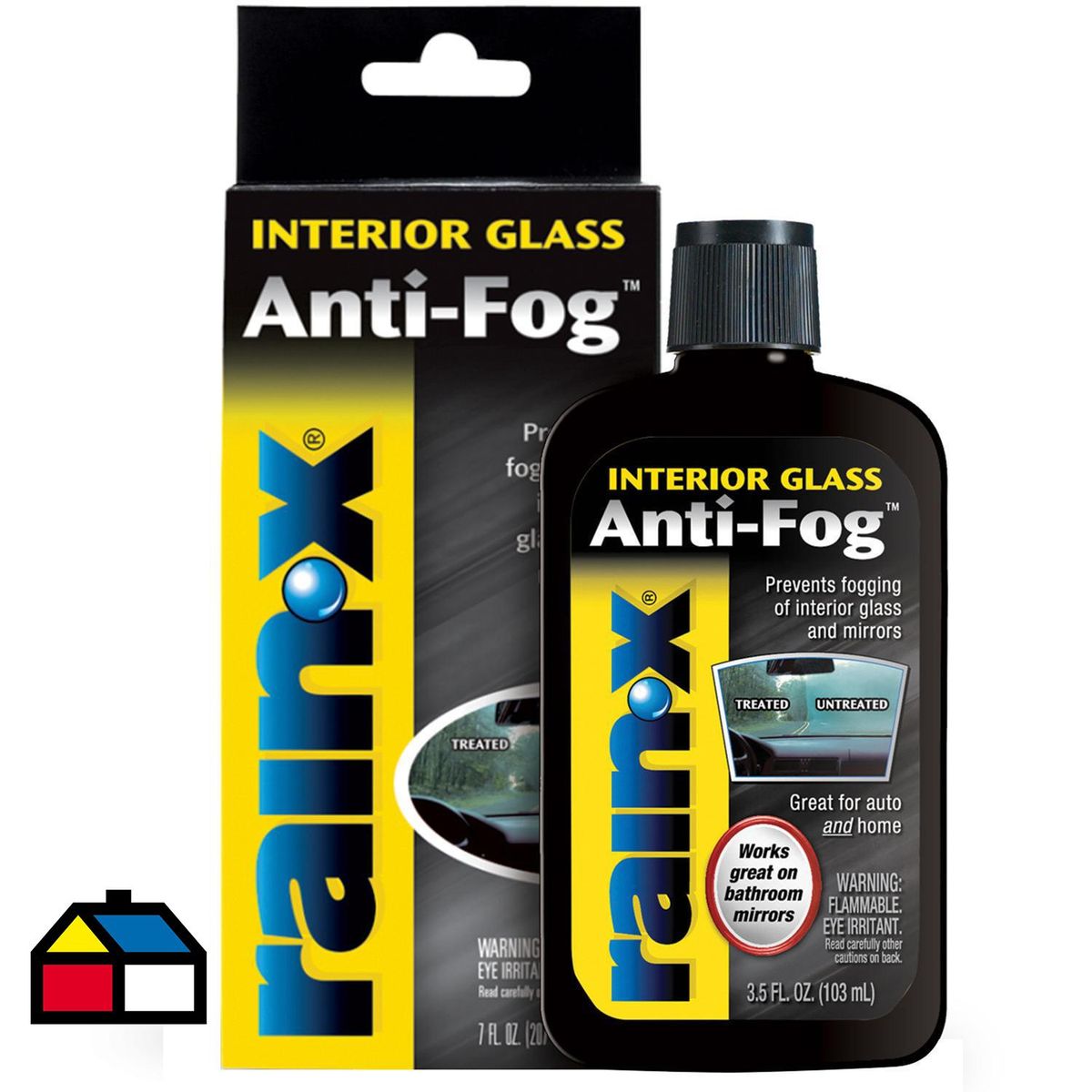 RAIN X - Antiempañante para Vidrios de Auto 0.103 l Botella