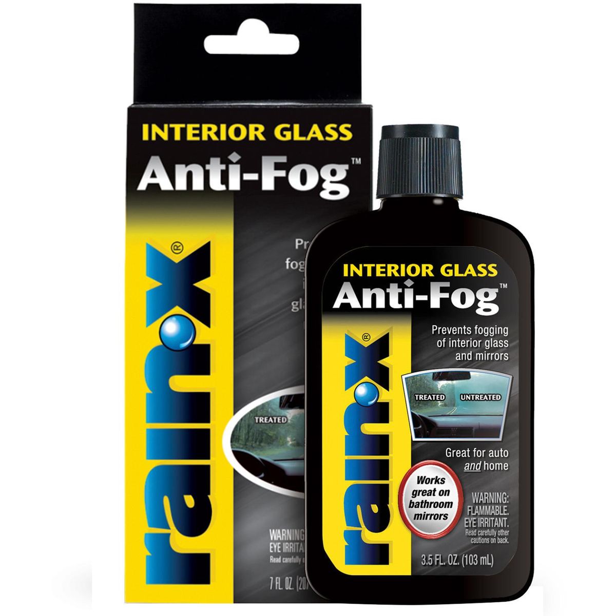 RAIN X - Antiempañante para Vidrios de Auto 0.103 l Botella