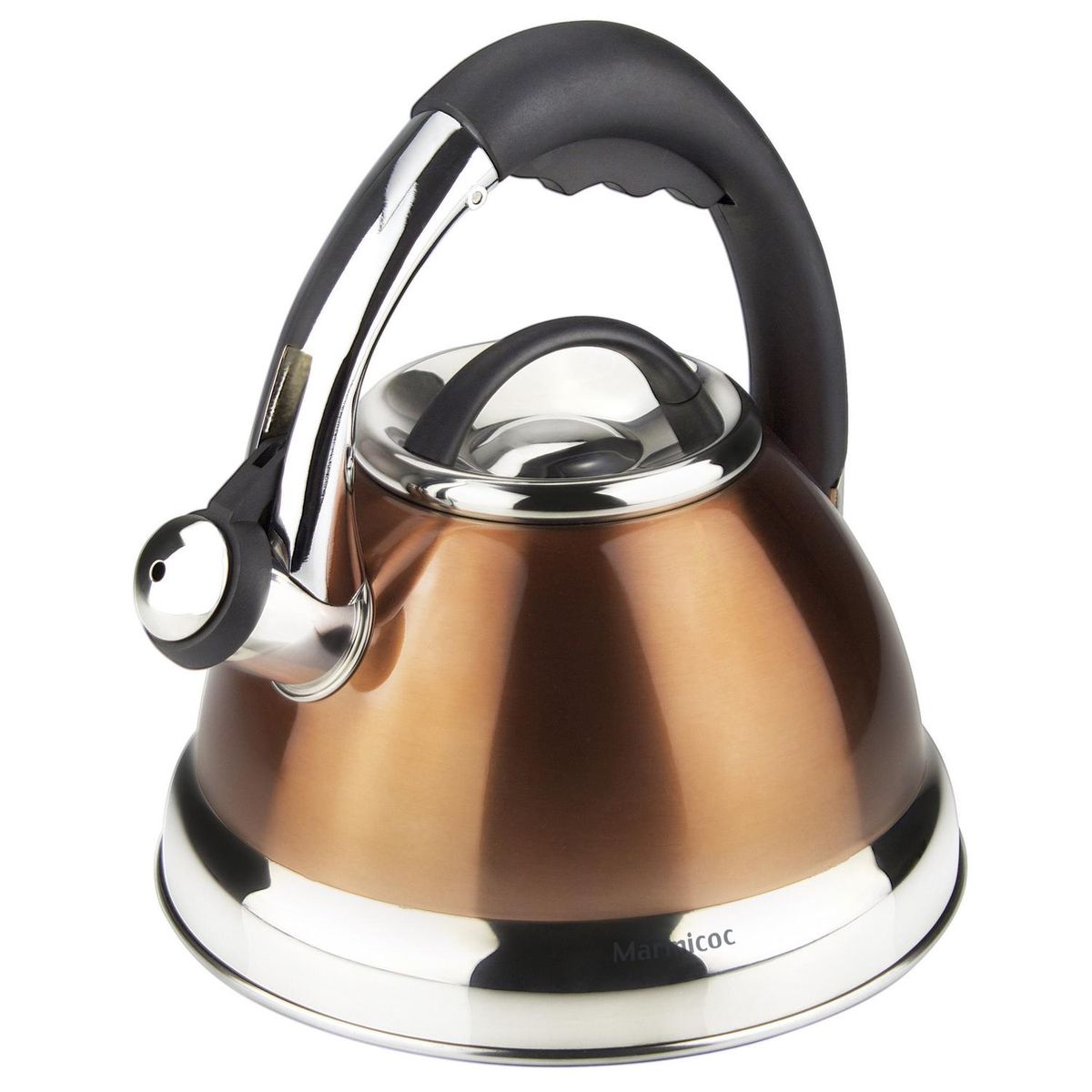 MARMICOC - Tetera Sabina 3 l Acero Inoxidable Cobre