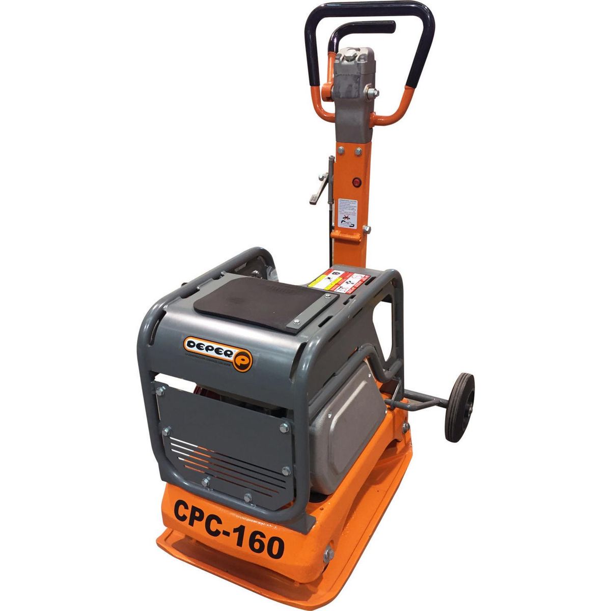 DEPER - PLACA COMPACTADORA 6,5HP - 160 KG CON MOTOR HONDA GX200