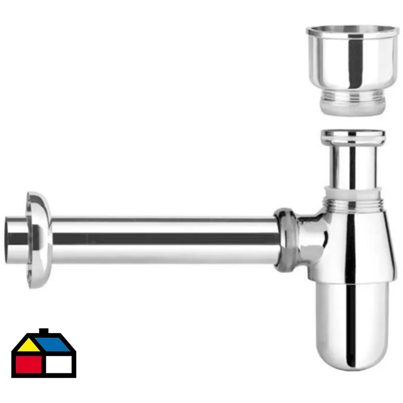 NIBSA - Sifon Botella ot 58 urinario 1.1/4" con copa
