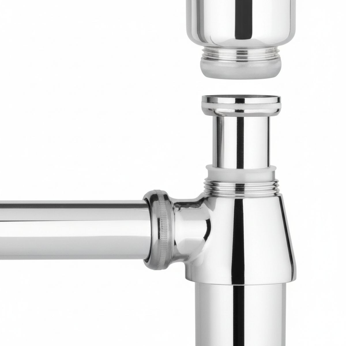 NIBSA - Sifon Botella ot 58 urinario 1.1/4" con copa