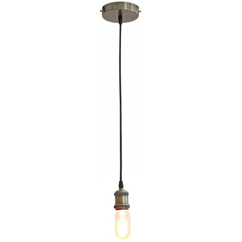 DISEÑO 3 - Lámpara de Colgar Edison Corta Metal Amarillo/Dorado