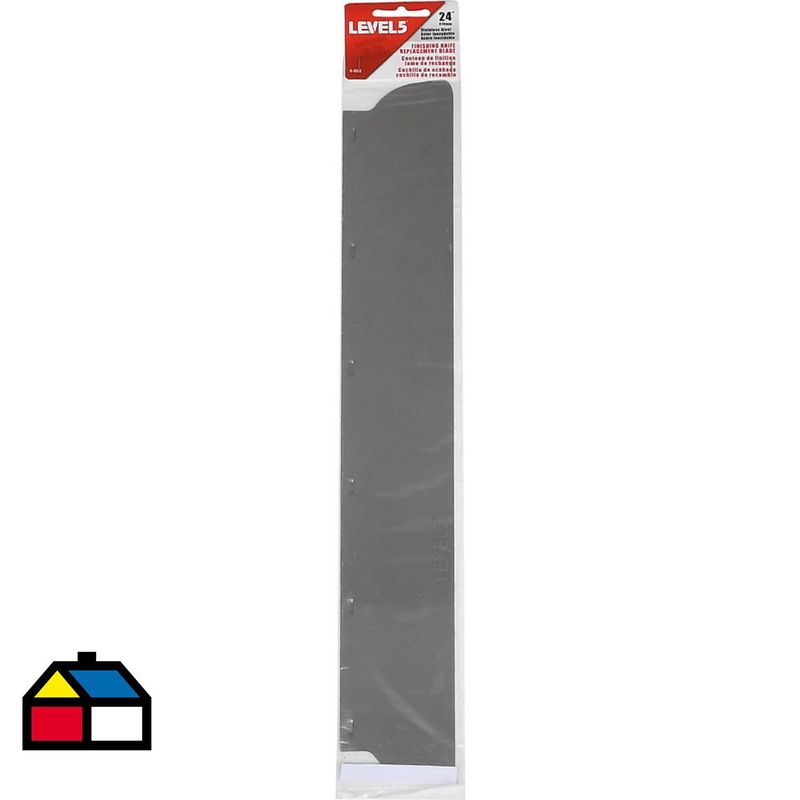LEVEL 5 - REPUESTO HOJA ESPATULA  DE ACABADO PERFECTO ACERO INOX   24"" - 60 CM