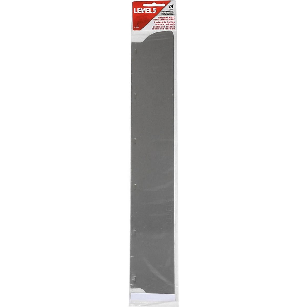 LEVEL 5 - REPUESTO HOJA ESPATULA DE ACABADO PERFECTO ACERO INOX 24"" - 60 CM