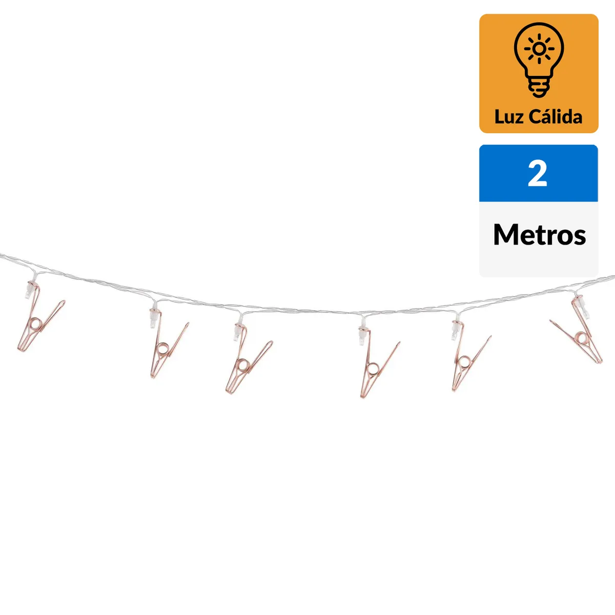 CONCEPT - Guirnalda bateria clips 20 luces led
