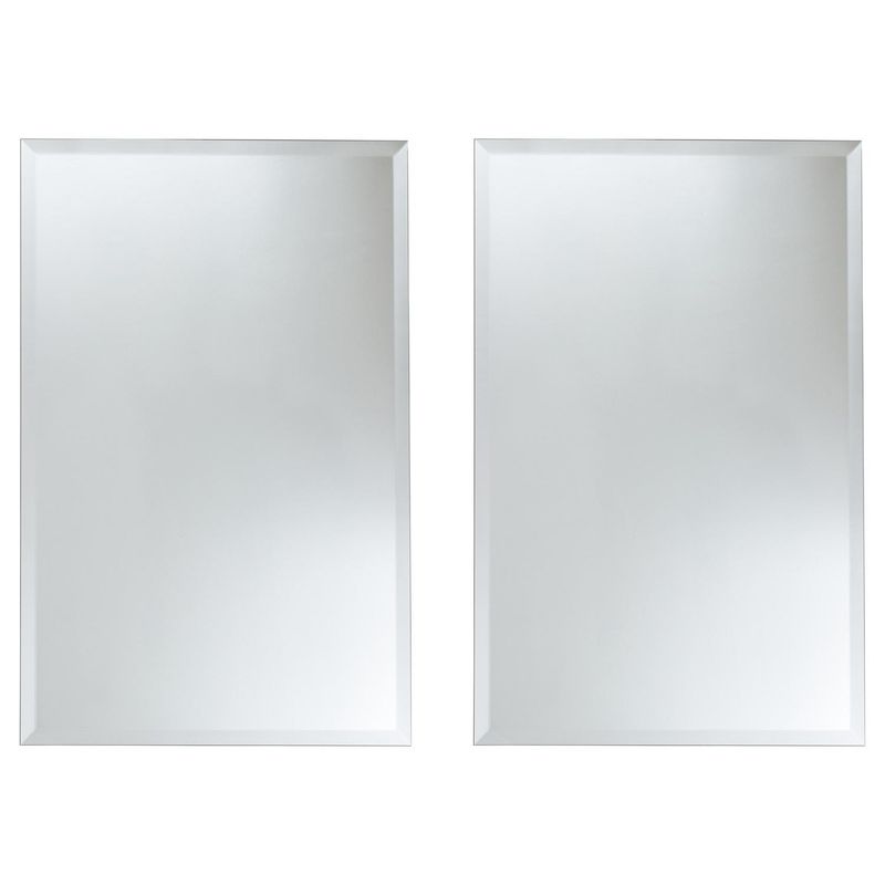 CONCEPT - Pack 2 espejos biselados 60x40 cm