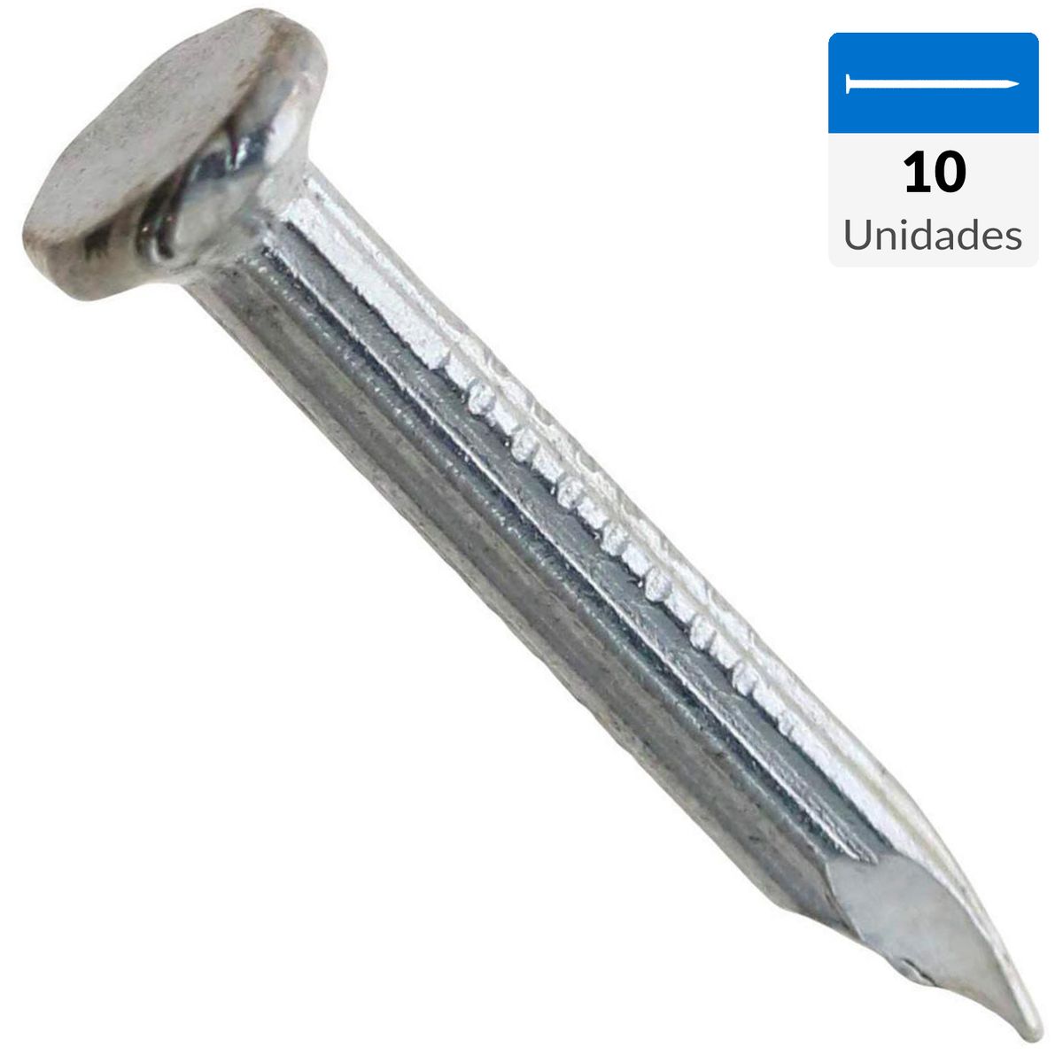 FIXSER - Clavo de estría 2,7x20 mm 10 unidades