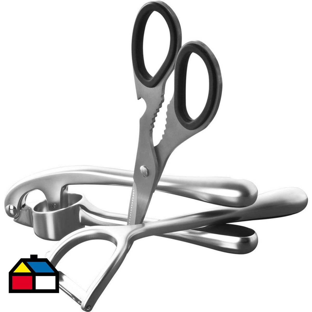 MAGEFESA - Set 3 utensilios acero inoxidable