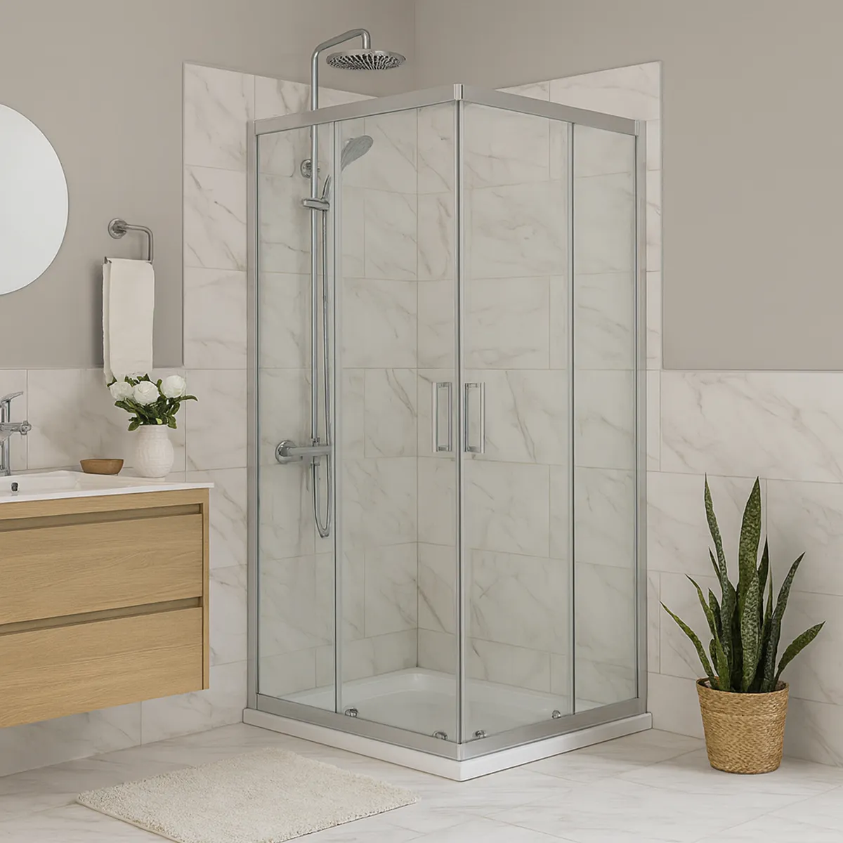 NIBSA - Columna telescopica tina ducha